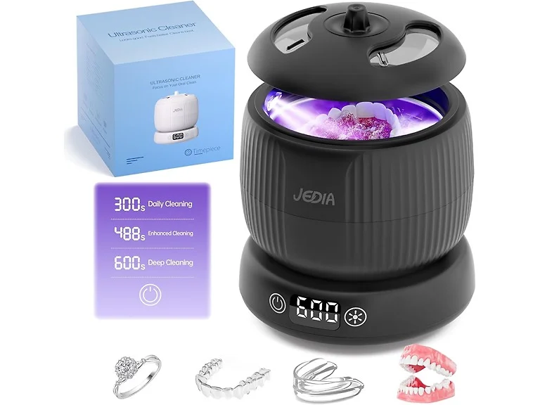Ultrasonic Retainer Cleaner 45kHz 4-Mode