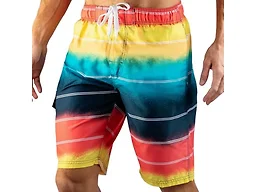 Kanu Surf Men's Flex Swim Trunks (Regular & Extended Sizes), Apollo Multi, X-Large