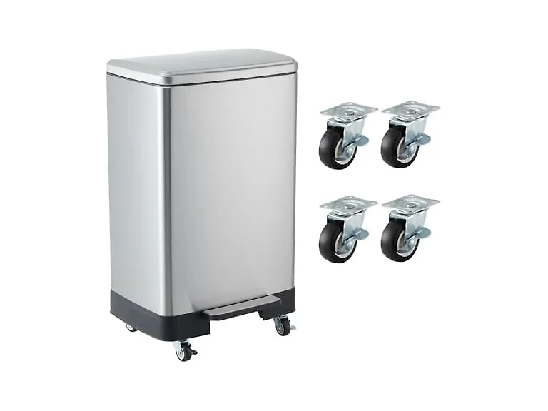 OUTLANE 60L Slim Stainless Steel Kitchen Trash Can