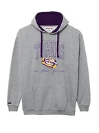 JanSport NCAA Officially Licensed Rival Colorblock Hood, Long Sleeve Unisex Pullover, Cotton-Polyester Blend with Double-Layered Fleece Hood & Extra-Deep Kangaroo Pocket, Adjustable Drawstring