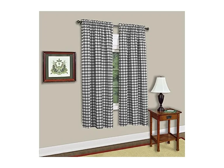 Buffalo Check Single Panel Curtains