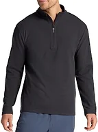 Gaiam Men’s Reform Long Sleeve Quarter-Zip, Standard Fit, Stretch Midweight Material, Black, X-Large