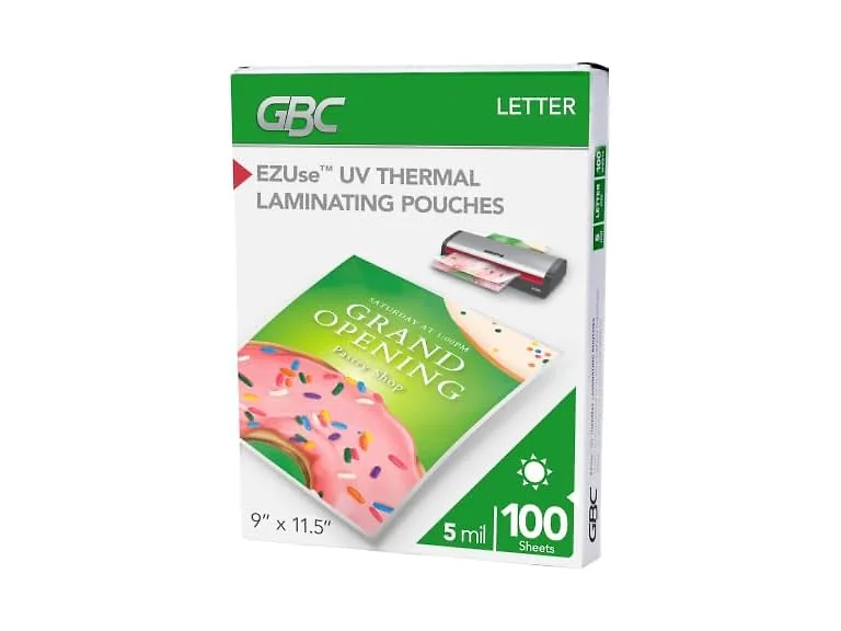 GBC Laminating Sheets, Thermal Laminator Pouches 100 Count