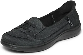 Skechers Women's Hands Free Slip-ins: On-The-Go Flex Radiant-Dreaming Loafer Flat, Gray, 10