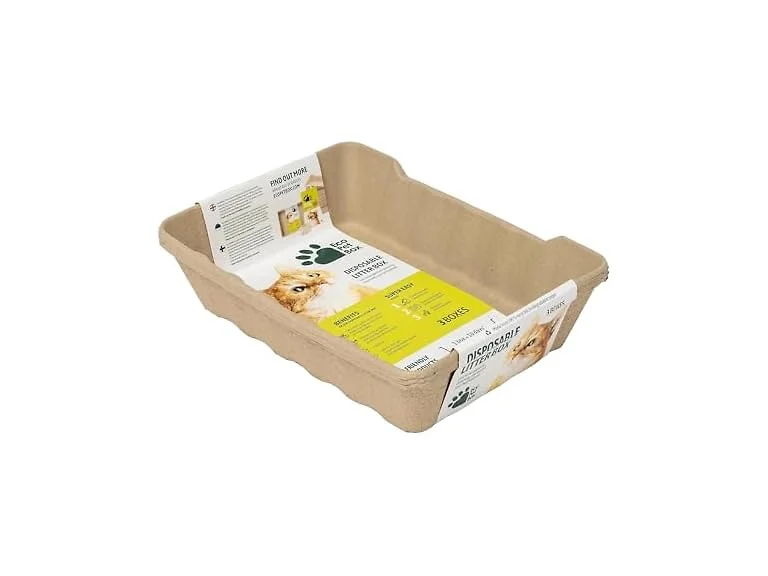 Eco Pet Box Disposable Litter Box 3 ct