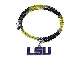 NCAA LSU Tigers Wrap Bracelet