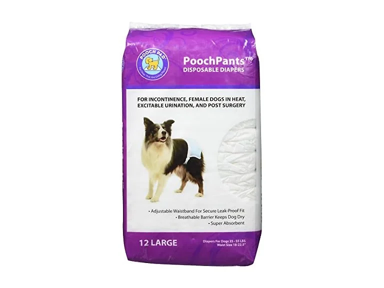 PoochPads Disposable Diaper, Large