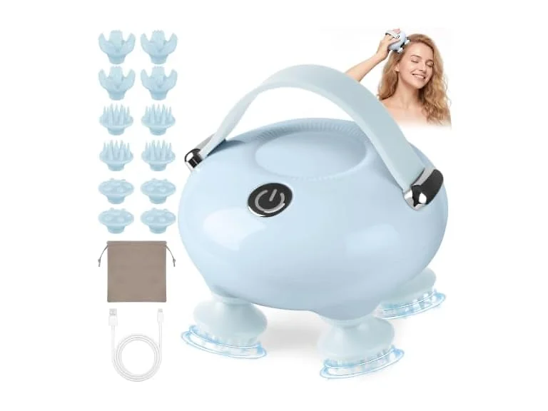 Scalp Massager, Waterproof Head