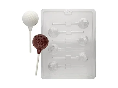 Cybrtrayd Golf Ball Lolly Chocolate Mold