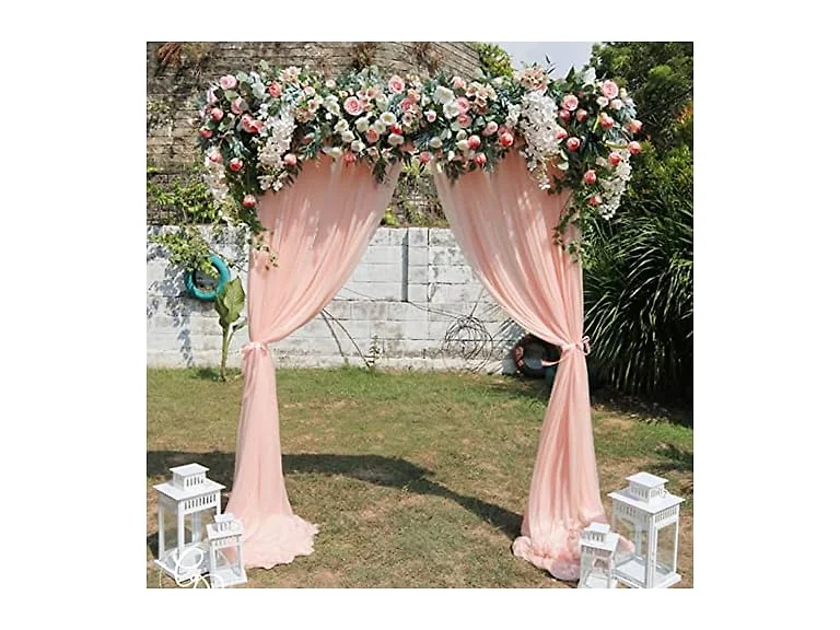 QueenDream Chiffon Curtain for Backdrop