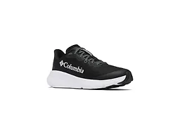 Columbia Women's Konos Featherweight Running Shoe, Black/White, 7.5 Wide