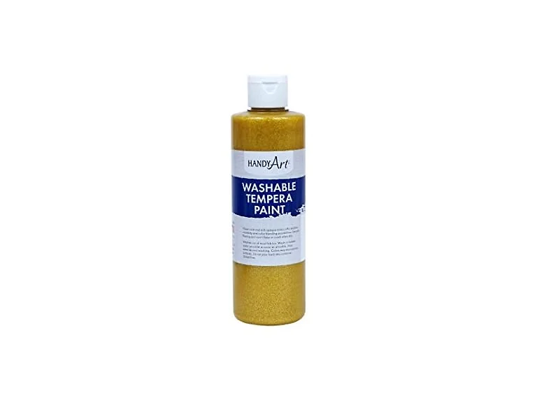 Handy Art Glitter Washable Paint 8 ounce,