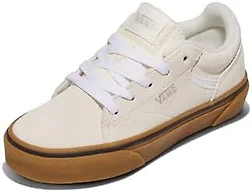 Vans Kids' Seldan Shoe, Basic Gum Classic White, 13.5