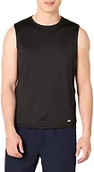 Amazon Essentials Men's Active Quick Dry Tech Stretch Lightweight Sleeveless Muscle Shirt, Black – Original, Medium