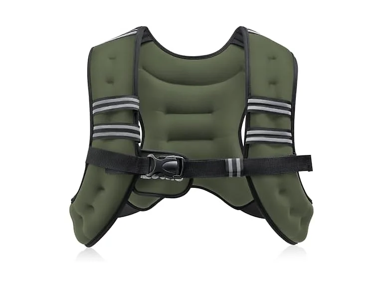 ZELUS Green Reflective Weighted Vest 12lb
