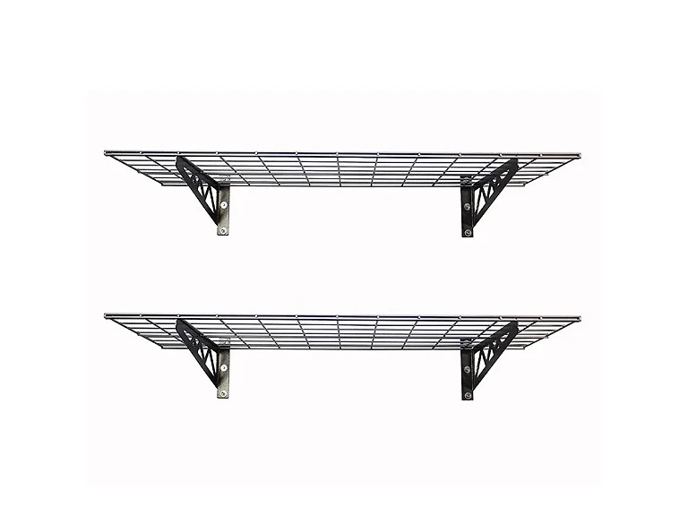 SafeRacks Wall Shelving, 2-pack New (Open Box)