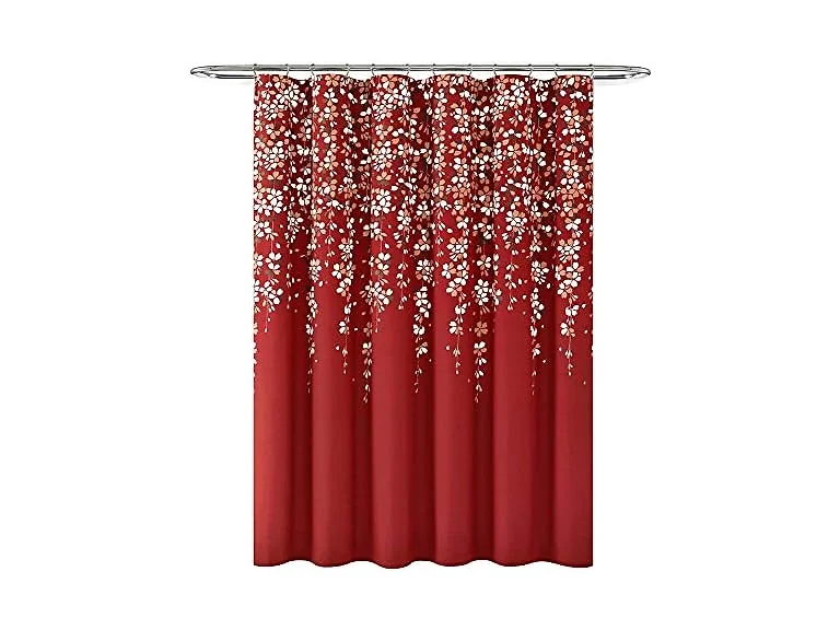 Lush Decor Flower Shower Curtain 72in