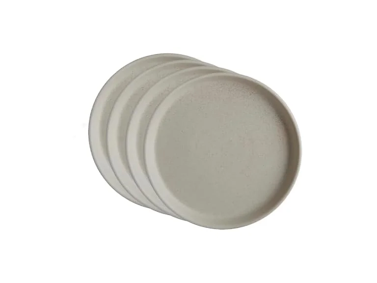 Goodies Cream Breakfast Plates (Set of 4)