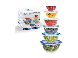 COOK WITH COLOR DD-CHN-YGSAL12 BLU 12 Pc Glass