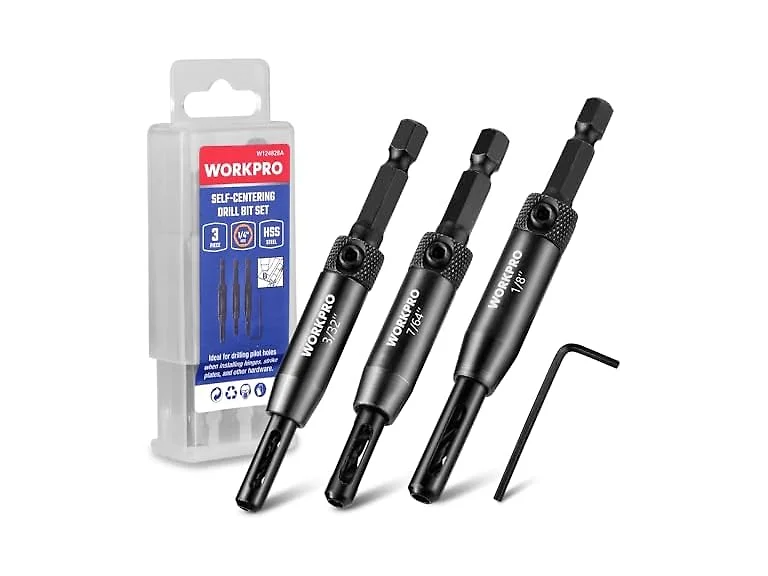 WORKPRO Self Centering Drill Bit Set