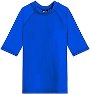 Kanu Surf Big Boys' Fiji UPF 50+ Sun Protective Rashguard, Royal, X-Small (6)