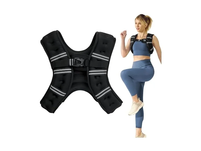 Gaiam CoreFlex Weighted Vest, Adjustable (10 lb)
