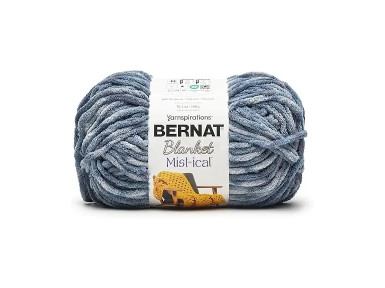 Spinrite Bernat Blanket Mist-Ical Yarn-Storm Blue