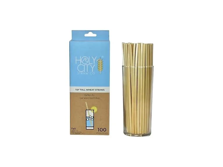 Premium Tall Wheat Stem Straws 100ct 775 100