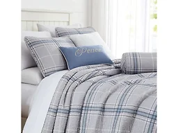 Southshore Fine Linens MF-6PC-QLT-VILPLD-GRY-K King 