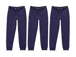 Children & Boy's 3-Pack Slim Fitting Fleece Jogger Sweatpants
