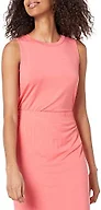 Amazon Essentials Women's Relaxed-Fit Loose Fit Sleeveless Muscle Tank Top, Peach, Medium
