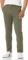 Amazon Essentials Men's Skinny-Fit Broken-in Chino Pant Pants, -Olive, 31W x 30L