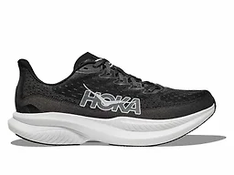 Hoka Mach 6 Men's Shoes Black/White Size 7