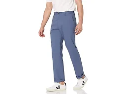 Amazon Essentials Men's Classic-Fit Wrinkle-Resistant Flat-Front Chino Pant, Indigo, 33W x 32L