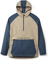 Field & Stream Men's Cloud Cover Nylon Anorak Jacket, Stone/Navy, 2X-Large