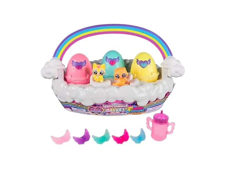 Hatchimals Alive Spring Basket & 3 Surprise Eggs