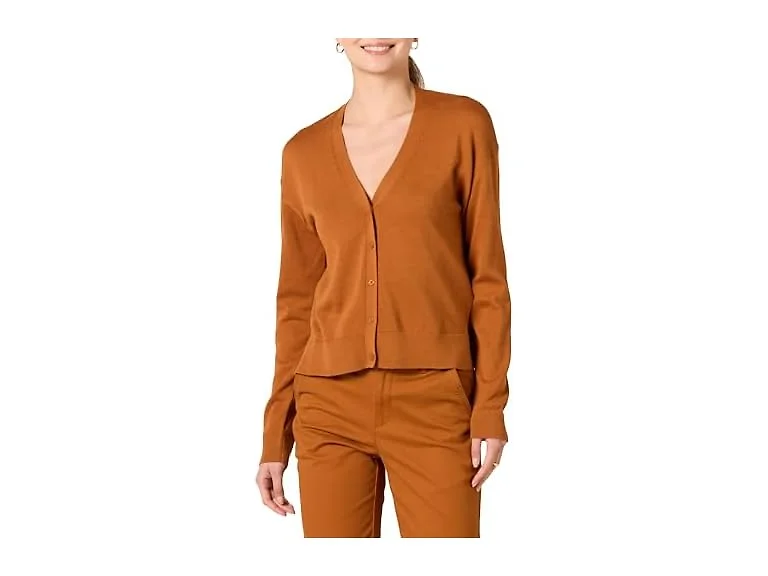Amazon Essentials Women V-neck Lightweight Sweater
