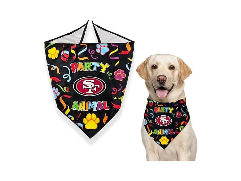 NFL San Francisco 49ers Pet Birthday Bandana