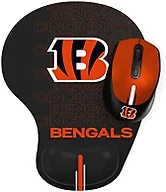 SOAR NFL Wireless Mouse and Mouse Pad, Cincinnati Bengals