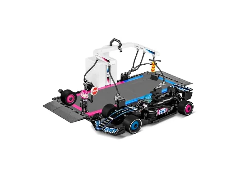 COBI BWT Alpine F1 Pit Stop Building Set, 477 Pieces