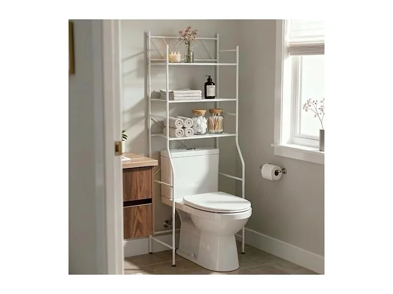 Home Zone Living Over-the-Toilet Bathroom Storage 