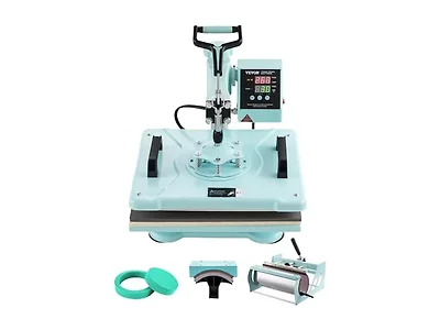 Heat Press Machine, 12 x 15 inch, 5 in Green