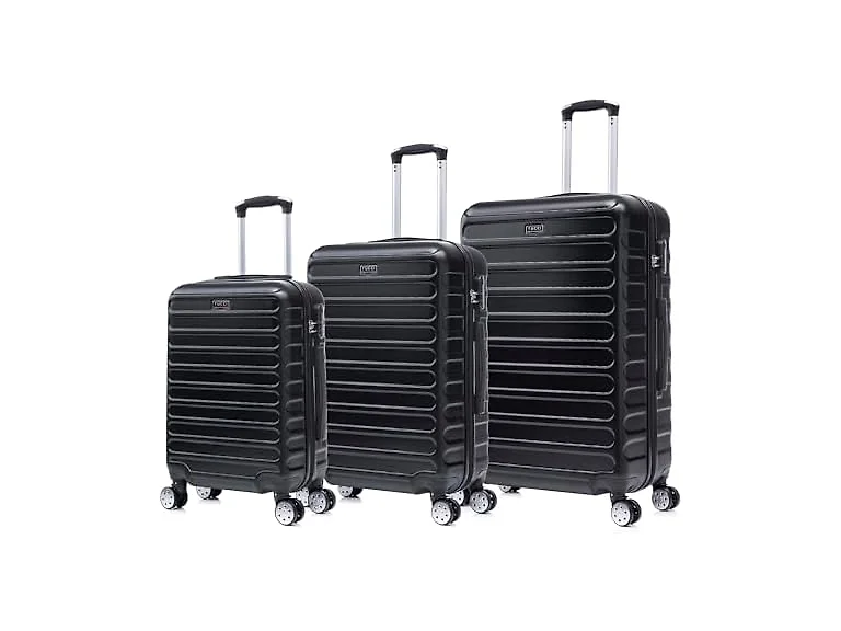 Tucci Italy Carravia Lightweight Travel Suitcase Set of 3