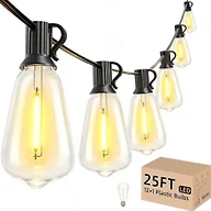 Svater Outdoor String Lights, Outside LED Patio Light Waterproof