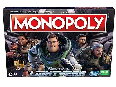 2 Pack Monopoly Lightyear Board Games