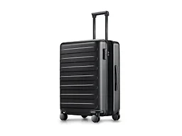 NINETYGO Carry On Luggage, Black, Rhine Max, 20 Inch