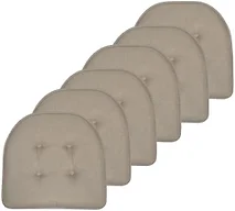 Sweet Home Collection SHC-UPAD-6PK-KAKI 6-Pack Solid