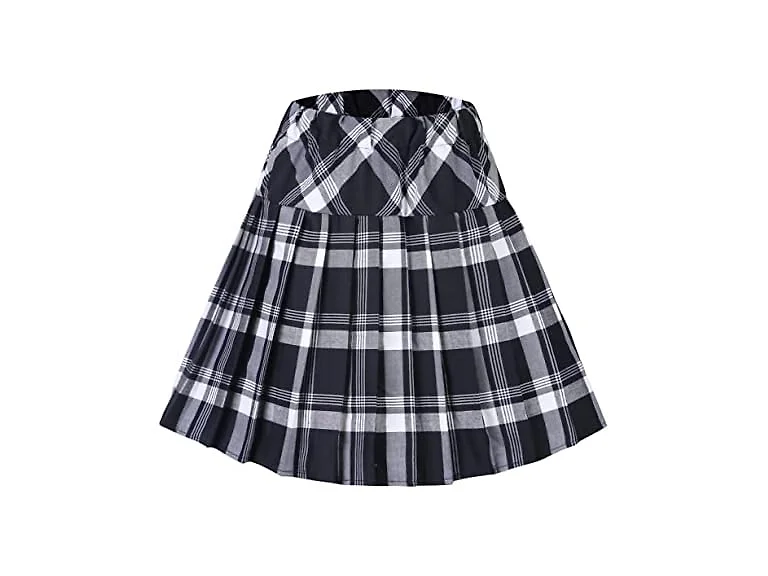 Urban CoCo Women (XL) Elastic Waist Pleated Skirts