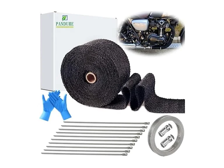 PANDURE Exhaust Heat Wrap Roll for Motorcycle Auto