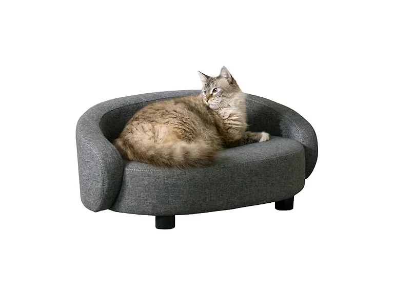 Paws & Purrs Arc Crescent Back Sofa Style Pet Bed